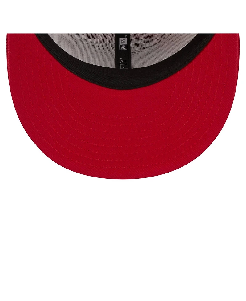 New Era Men's Red Tampa Bay Buccaneers 9FIFTY Snapback Hat