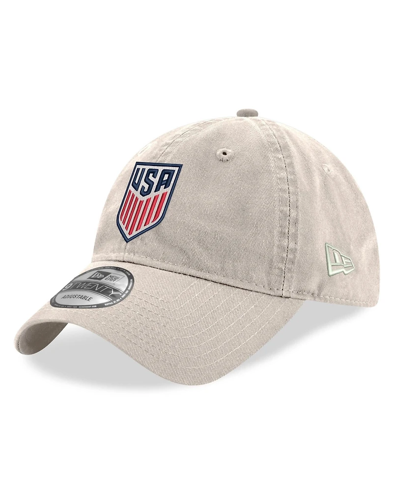 New Era Men's Tan Usmnt Primary 9TWENTY Adjustable Hat