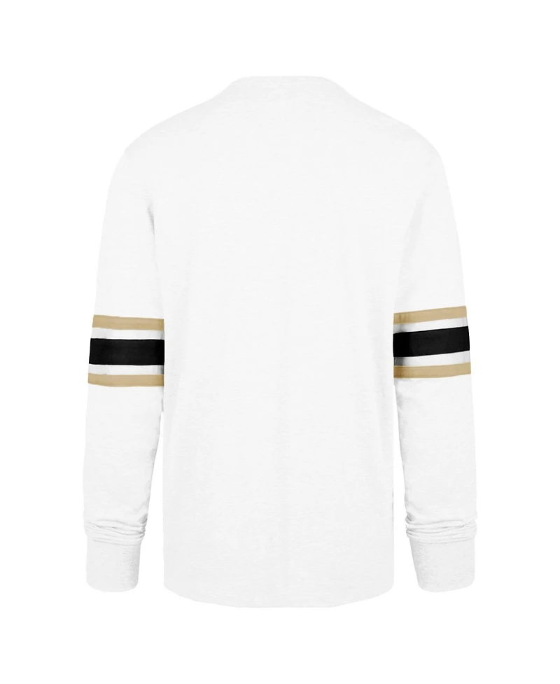 '47 Brand Men's White New Orleans Saints Gridiron Premier Brex Long Sleeve T-Shirt