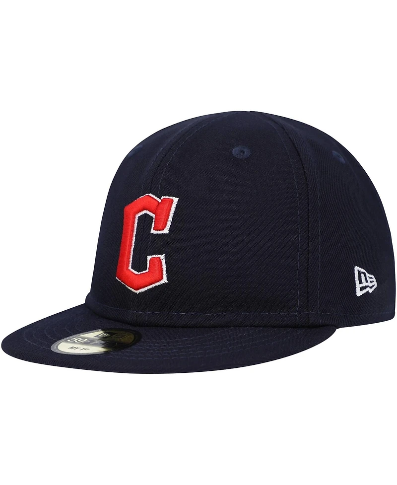 New Era Baby Boys and Girls Navy Cleveland Guardians My First 59FIFTY Fitted Hat