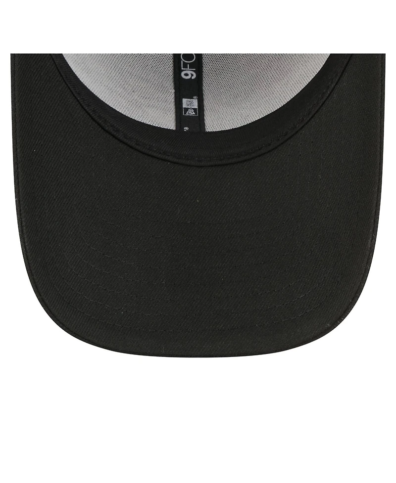 New Era Men's Black Philadelphia Eagles Core Team 9FORTY Adjustable Hat