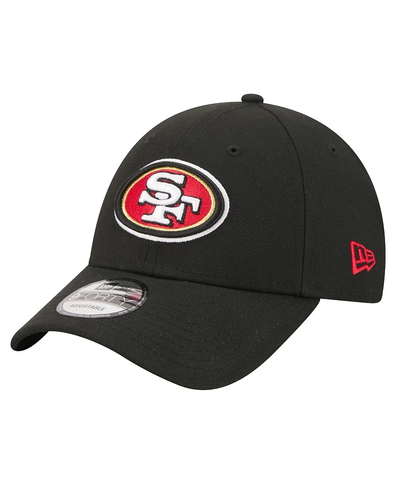 New Era Men's Black San Francisco 49ers Core Team 9FORTY Adjustable Hat