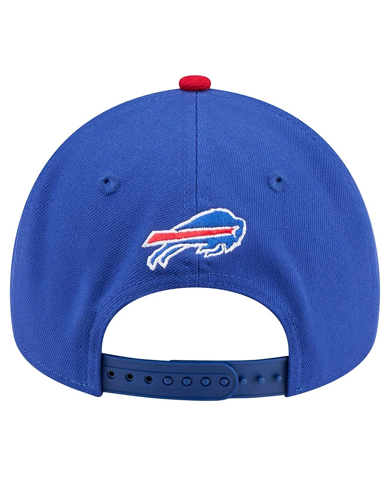 New Era Men's Blue Buffalo Bills Mafia A-Frame 9Forty Adjustable Hat
