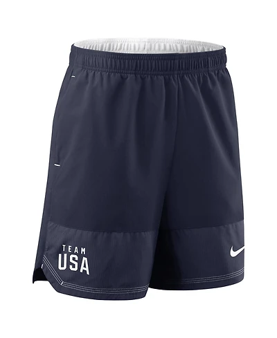 Nike Big Boys and Girls Navy Team Usa Dri-fit Woven Shorts
