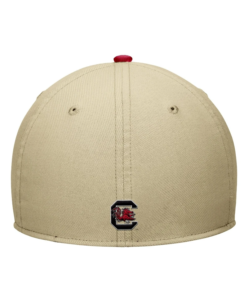 Nike Men's Beige/Garnet South Carolina Gamecocks Dri-fit SwooshFlex Hat