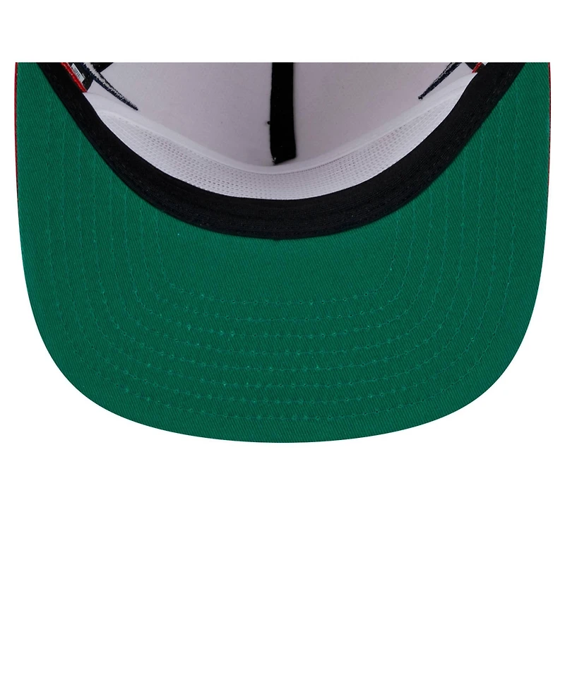 New Era Men's Cream Los Angeles Angels Iron Golfer Snapback Hat