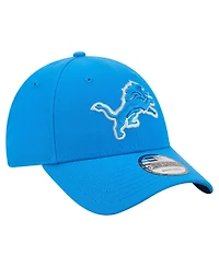 New Era Men's Blue Detroit Lions Core Team 9FORTY Adjustable Hat