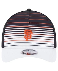 New Era Men's Black San Francisco Giants Gradient 9FORTY M-Crown Adjustable Hat