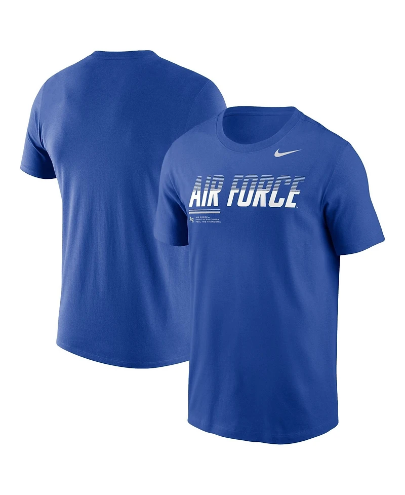 Nike Men's Royal Air Force Falcons 2026 Sideline Wordmark Legend Dri-fit T-Shirt