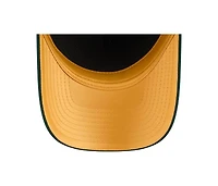 New Era Women's Green Athletics Metallic A-Frame 9FORTY Adjustable Hat