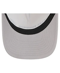 New Era Men's Silver/Navy Dallas Cowboys Linear A-Frame 9FORTY Adjustable Hat