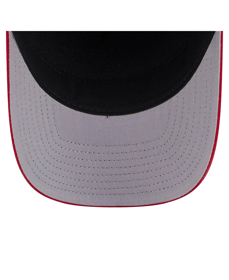 New Era Men's Navy/Red Boston Red Sox Arch 9FORTY A-Frame M-Crown Adjustable Hat