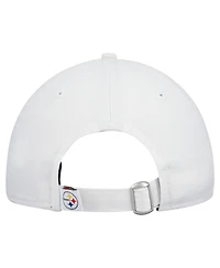 New Era Women's White Pittsburgh Steelers Team Fan 9TWENTY Adjustable Hat