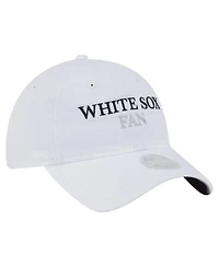 New Era Women's White Chicago White Sox Team Fan 9TWENTY Adjustable Hat