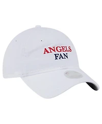 New Era Women's White Los Angeles Angels Team Fan 9TWENTY Adjustable Hat
