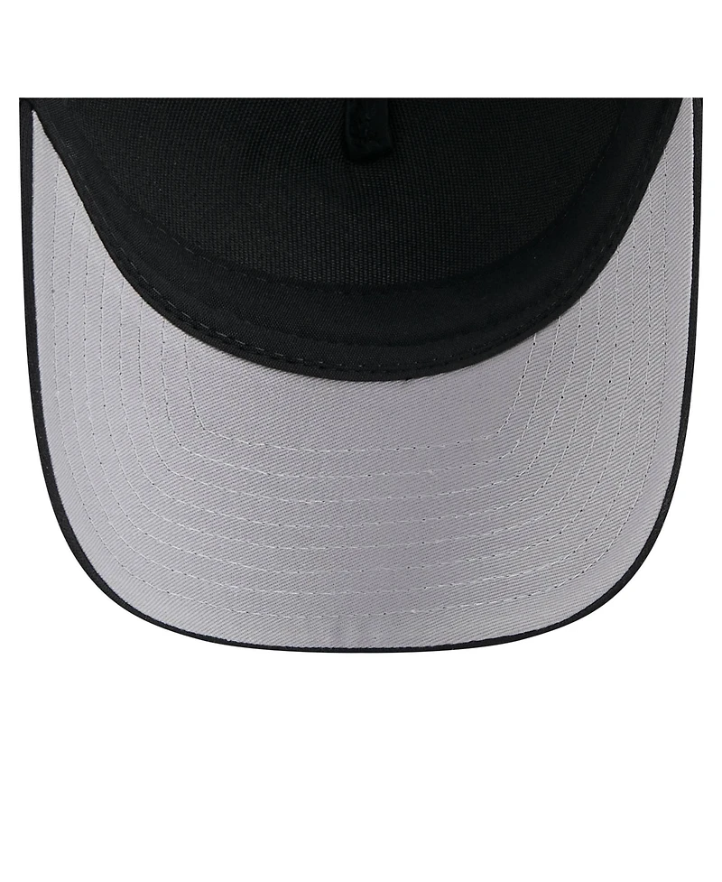 New Era Men's Black Colorado Rockies City Initial 9FORTY A-Frame M-Crown Adjustable Trucker Hat