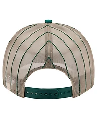 New Era Men's Kelly Green Oakland Athletics Vintage Arched Foam Front 9FIFTY A-Frame Adjustable Trucker Hat