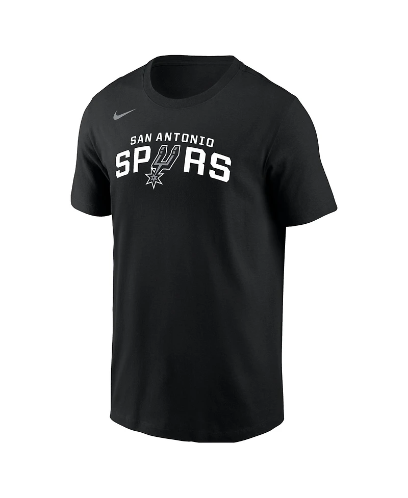Nike Men's Black San Antonio Spurs Logo T-Shirt