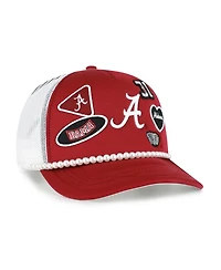 '47 Brand Men's Crimson/White Alabama Crimson Tide Rally On Hitch Adjustable Hat
