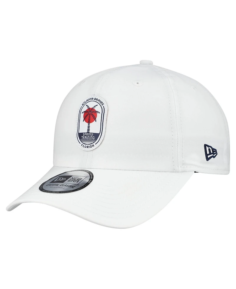 New Era Men's White Atlanta Braves 2026 Spring Training Fan Pack Icon Casual Classic Adjustable Hat