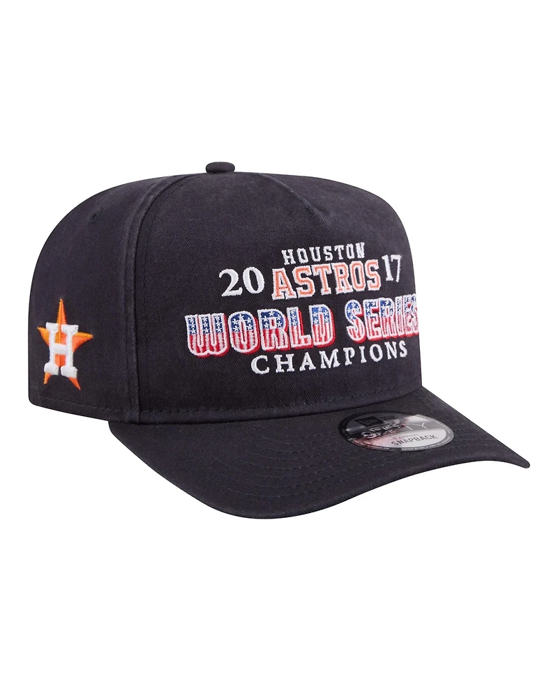 New Era Men's Navy Houston Astros 2017 World Series Champions Historic 9FIFTY A-Frame Snapback Hat