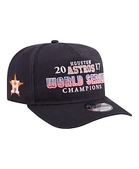 New Era Men's Navy Houston Astros 2017 World Series Champions Historic 9FIFTY A-Frame Snapback Hat