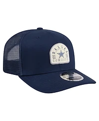 New Era Men's Navy Dallas Cowboys Contest 9SEVENTY Adjustable Trucker Hat