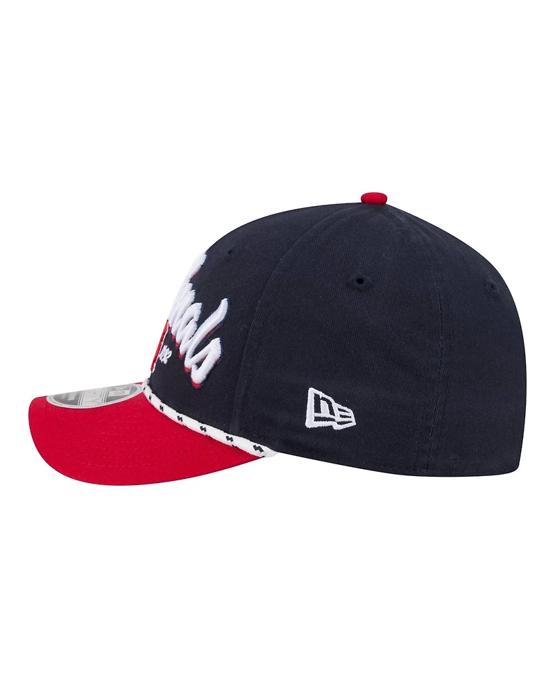 New Era Men's Navy/Red St. Louis Cardinals Team Loyal 9FORTY M-Crown Adjustable Hat