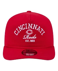 New Era Men's Red Cincinnati Reds Stacked 19TWENTY Adjustable Hat