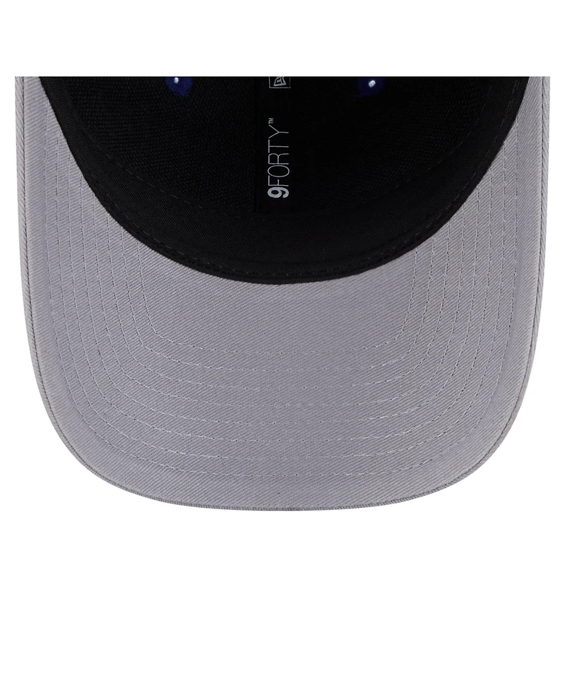 New Era Men's Royal/Gray Los Angeles Dodgers Team Loyal 9FORTY M-Crown Adjustable Hat