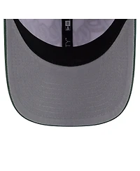 New Era Men's White Green Bay Packers Team Loyal A-Frame 9FORTY Adjustable Hat