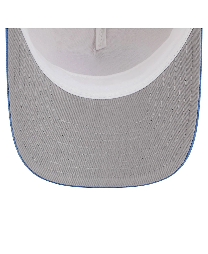 New Era Men's Natural Buffalo Bills Frayed M-Crown A-Frame 9FORTY Adjustable Hat