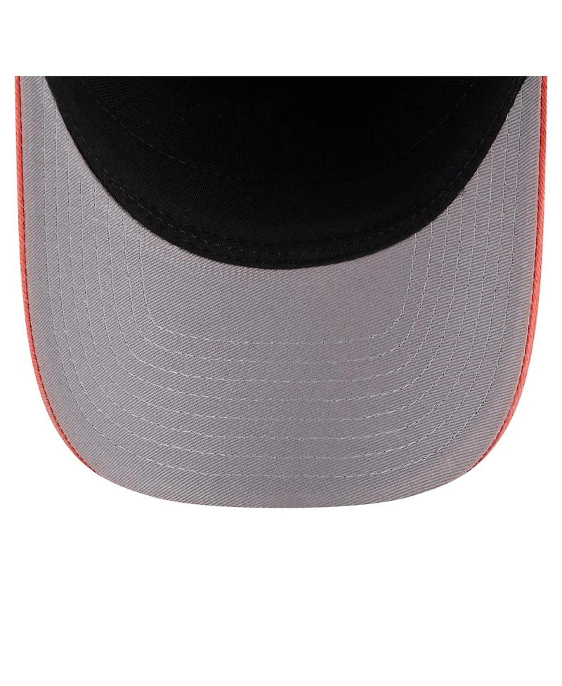 New Era Men's Black/Orange San Francisco Giants Felt M-Crown 9FORTY Adjustable Hat