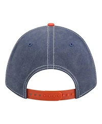 New Era Men's Navy/Orange Chicago Bears 9FORTY Felt A-Frame Adjustable Hat