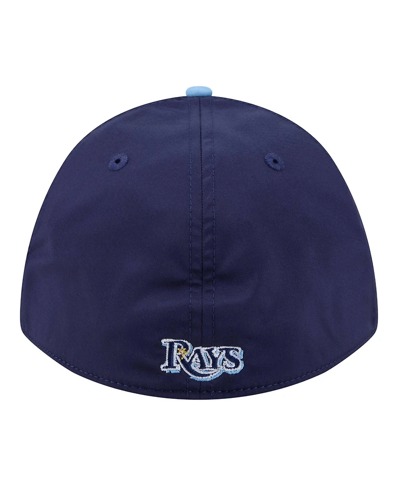 New Era Men's Navy/Light Blue Tampa Bay Rays Rope M-Crown A-Frame 39THIRTY Flex Hat