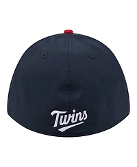 New Era Men's Navy/Red Minnesota Twins Rope M-Crown A-Frame 39THIRTY Flex Hat