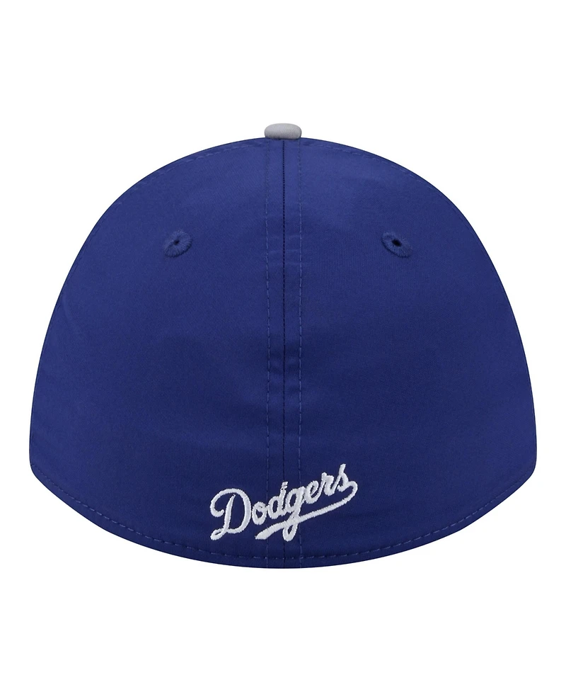 New Era Men's Royal/Gray Los Angeles Dodgers Rope M-Crown A-Frame 39THIRTY Flex Hat