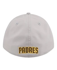 New Era Men's Gray San Diego Padres Patch 39THIRTY A-Frame M-Crown Perforated Flex Hat