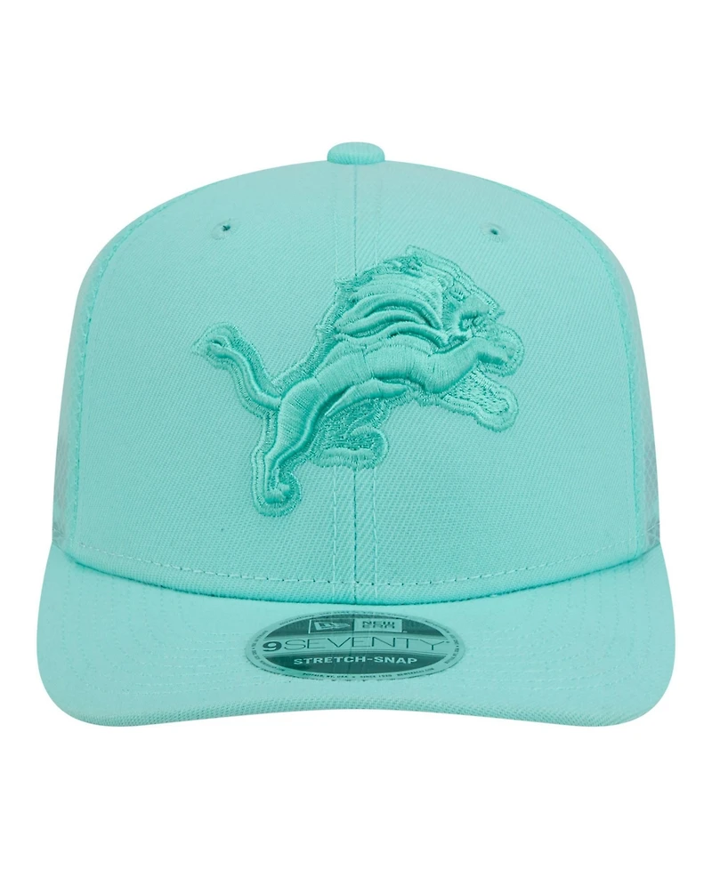 New Era Men's Mint Detroit Lions Color Pack 9SEVENTY Adjustable Hat