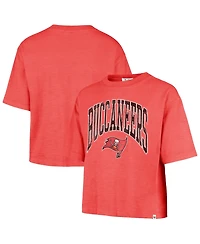 '47 Brand Women's Tampa Bay Buccaneers Mindi Cropped Slub T-Shirt