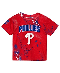 Outerstuff Preschool Red Philadelphia Phillies Pinch Hitter Infielder T-Shirt Shorts Set