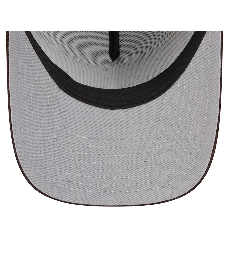 New Era Big Boys and Girls Brown San Diego Padres Logo Fade A-Frame 9FIFTY Snapback Hat