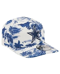 New Era Men's White Dallas Cowboys Tropics 19TWENTY Adjustable Hat