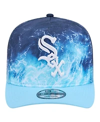 New Era Men's Light Blue Chicago White Sox Deep Water Pre-Curved 9FIFTY A-Frame Snapback Hat