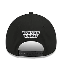 New Era Big Boys and Girls Black Pittsburgh Pirates Looney Tunes A-Frame 9FORTY Adjustable Hat
