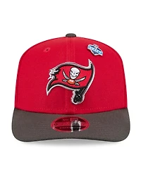 New Era Men's Red/Pewter Tampa Bay Buccaneers 2026 Nfl Draft 9SEVENTY Adjustable Hat