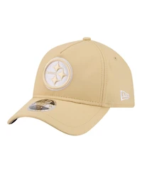 New Era Men's Tan Pittsburgh Steelers Apex 9FORTY Adjustable Hat