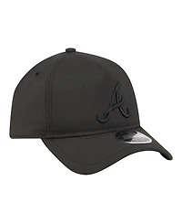 New Era Men's Black Atlanta Braves Injection Apex 9FORTY Adjustable Hat