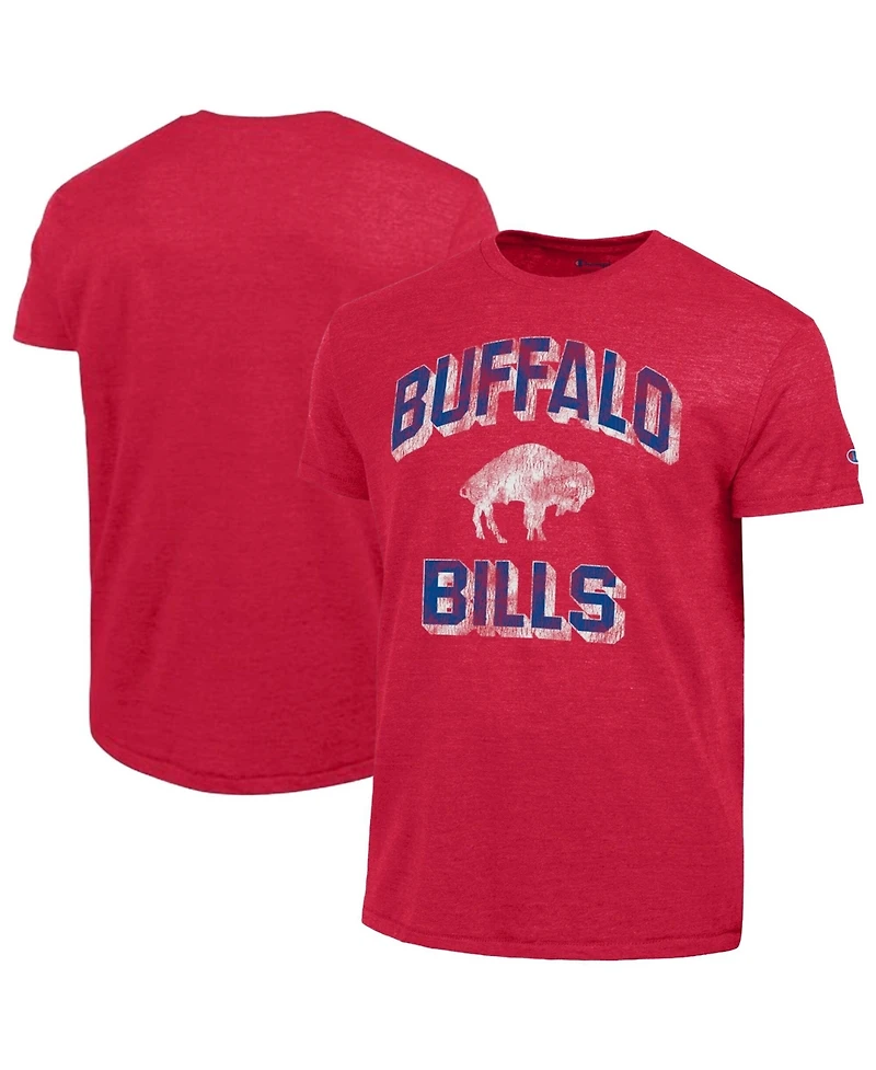 Champion Men's Red Buffalo Bills Ultimate Tri-Blend T-Shirt