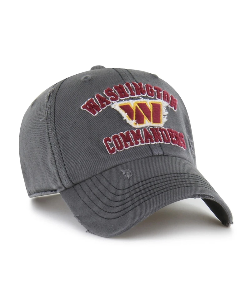 '47 Brand Men's Charcoal Washington Commanders Seymoore Clean Up Adjustable Hat